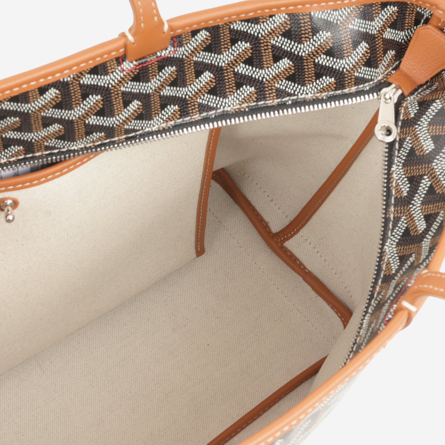 Goyard Artois PM - Black / Tan Goyardine | Palladium Hardware