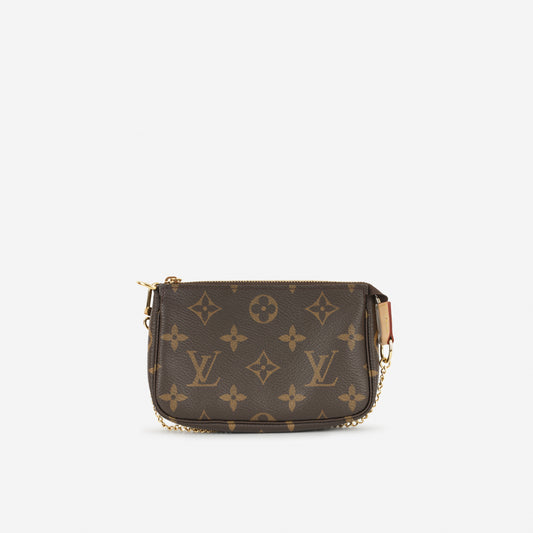 Louis Vuitton Mini Pochette Accessoires - Monogram | Gold Hardware