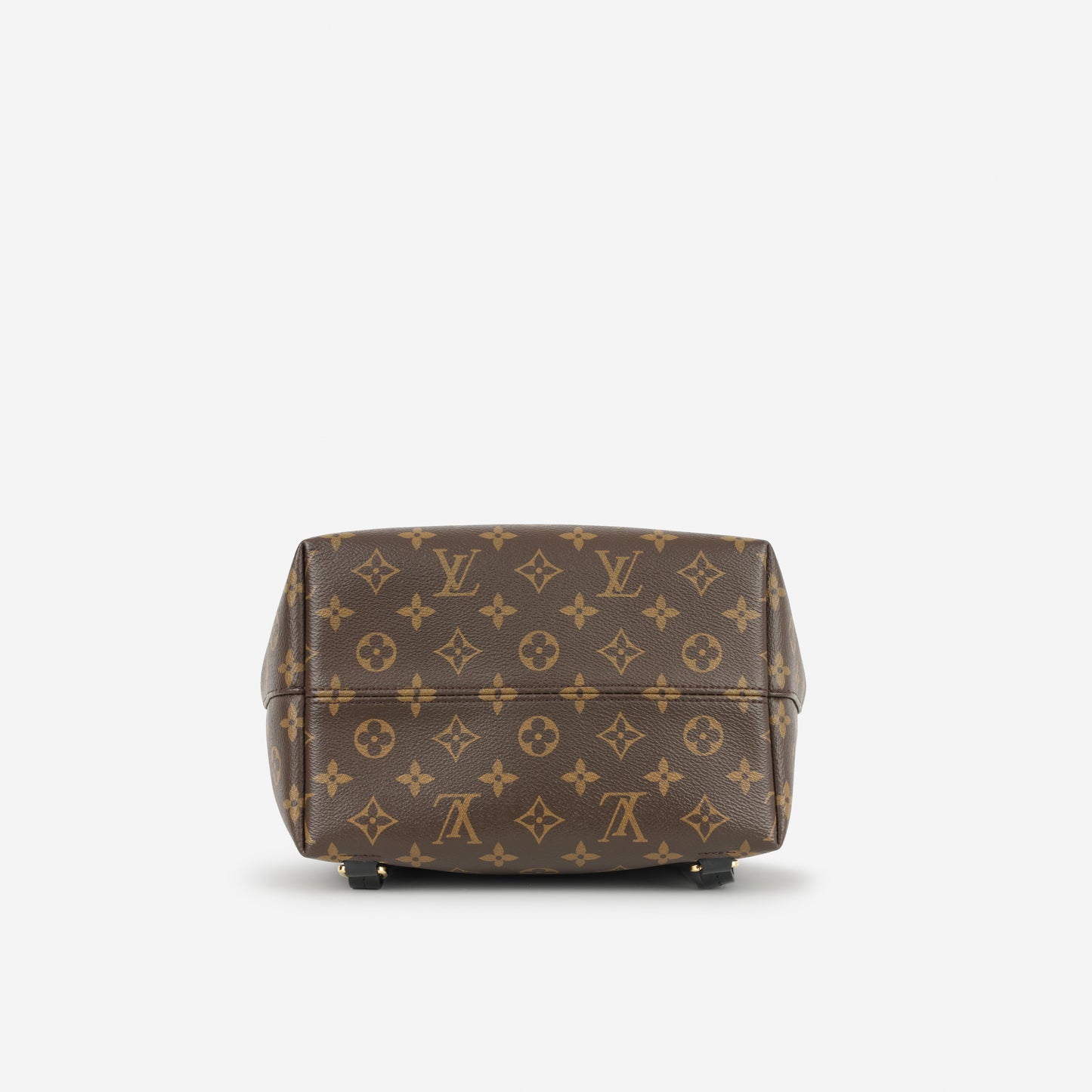 Louis Vuitton Montsouris PM Backpack - Monogram Canvas / Black Trim | Gold Hardware