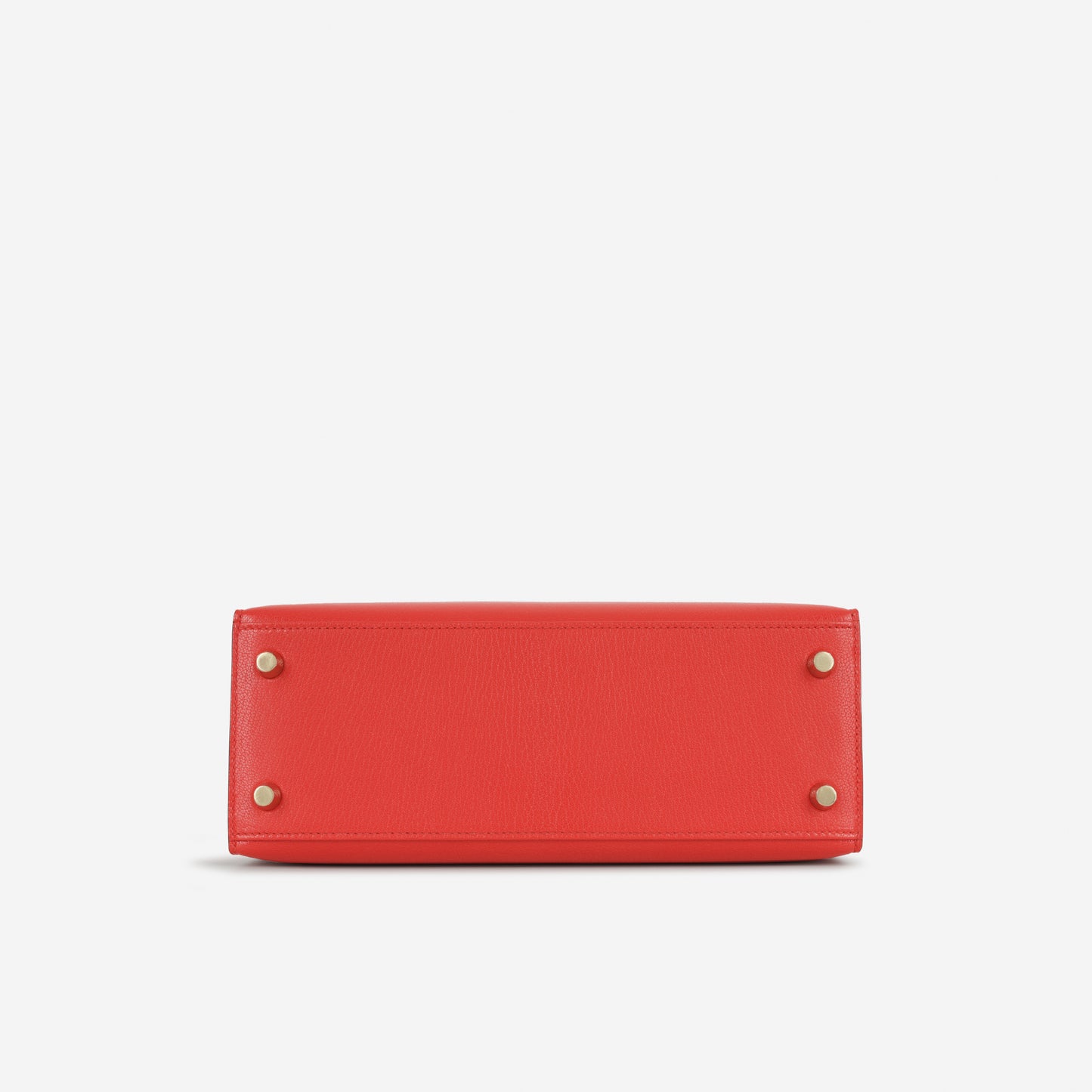 Hermès Kelly 25 - Rouge De Coeur Chevre Chamkila | Gold Hardware
