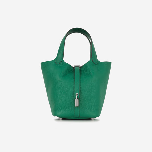 Hermès Picotin 18 - Vert Vertigo Clemence | Palladium Hardware