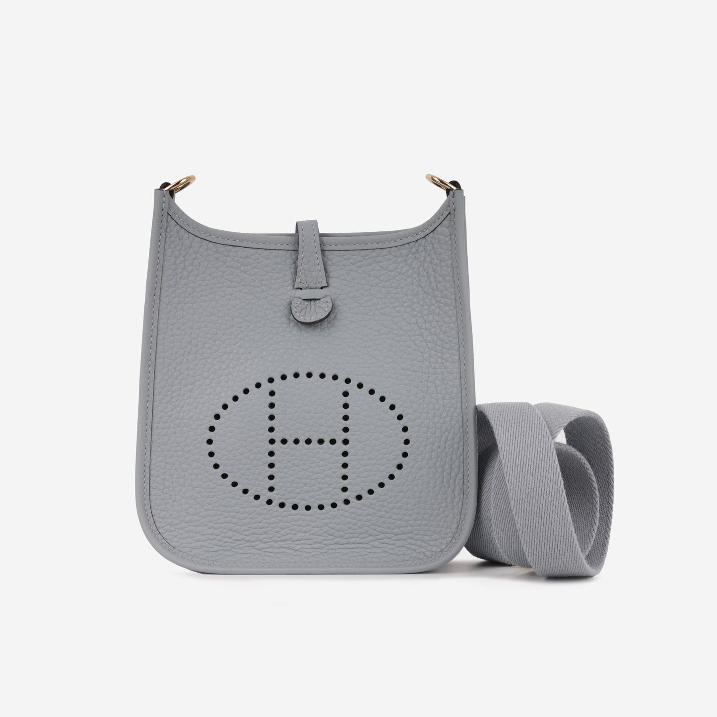 Hermès Evelyne TPM - Gris Pantin Clemence | Permabrass Hardware