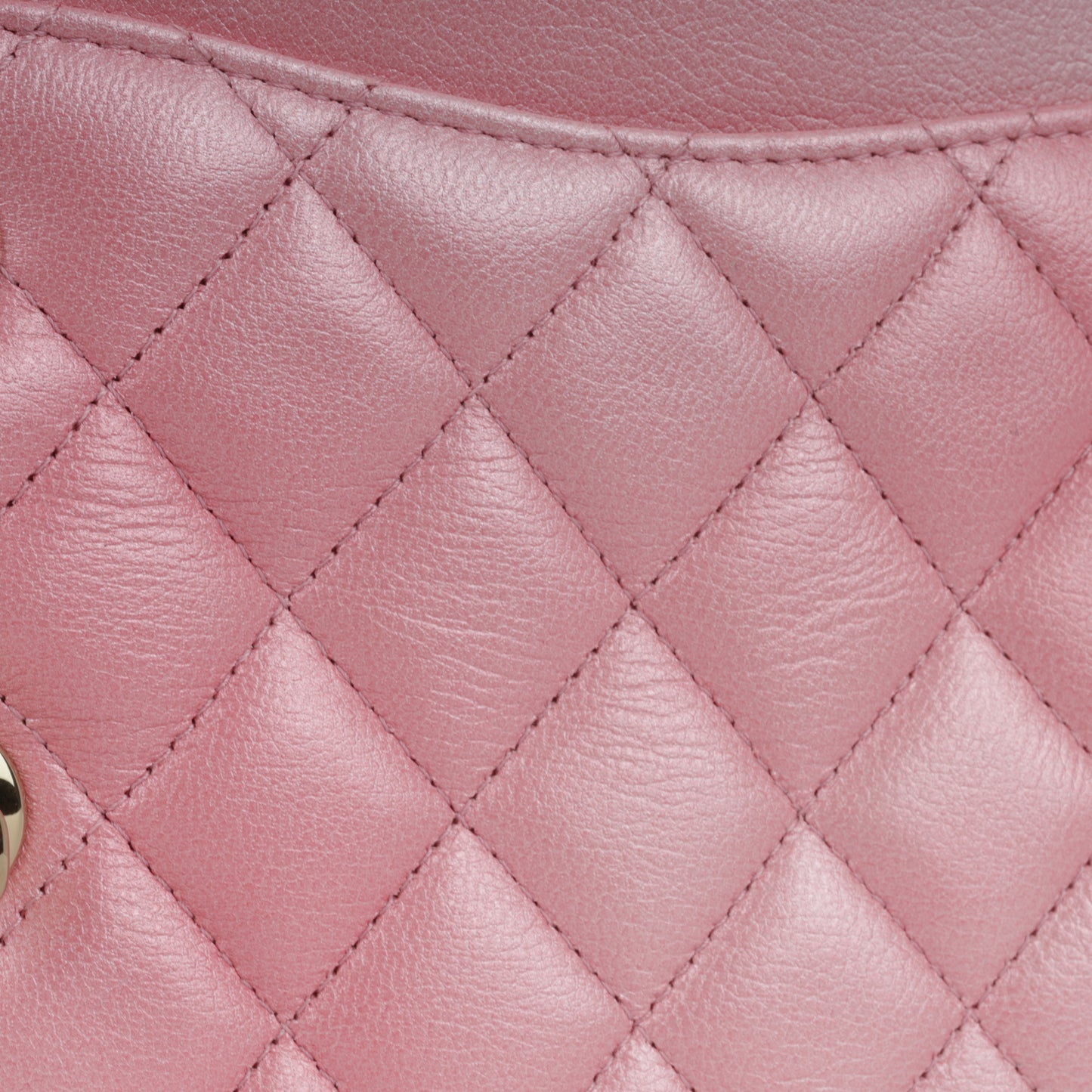 Chanel 23S Medium Classic Flap - Iridescent Pink Lambskin | Champagne Gold Hardware