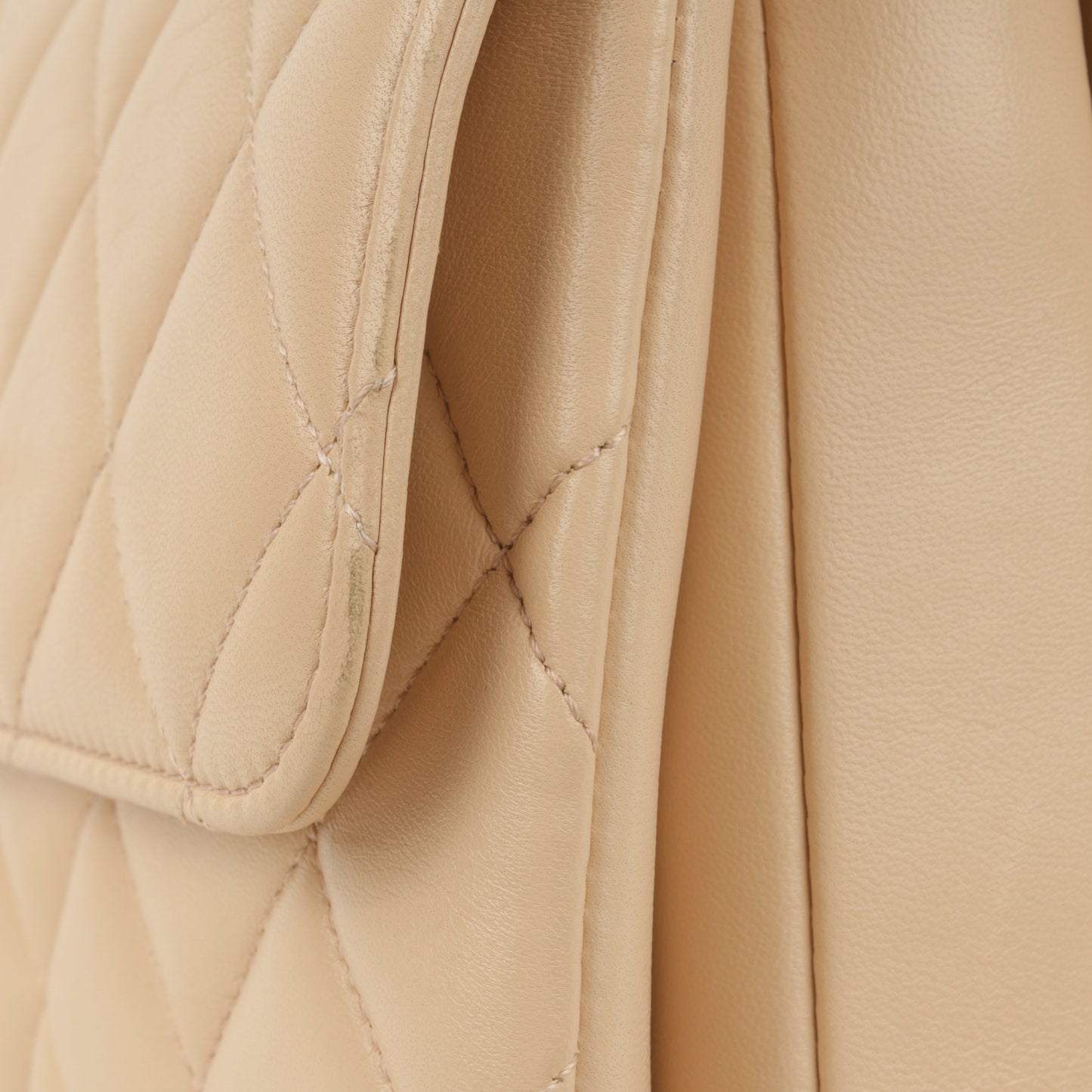 Chanel Small Trendy CC Flap Bag - Light Peach Lambskin | Champagne gold-tone hardware