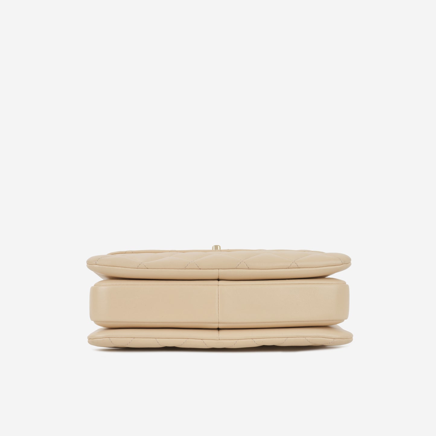 Chanel Small Trendy CC Flap Bag - Light Peach Lambskin | Champagne gold-tone hardware