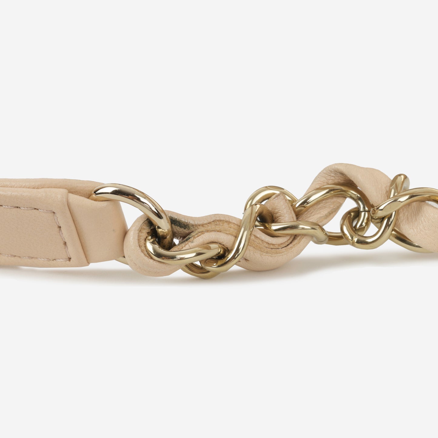 Chanel Small Trendy CC Flap Bag - Light Peach Lambskin | Champagne gold-tone hardware