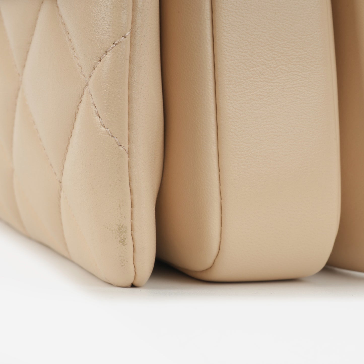 Chanel Small Trendy CC Flap Bag - Light Peach Lambskin | Champagne gold-tone hardware