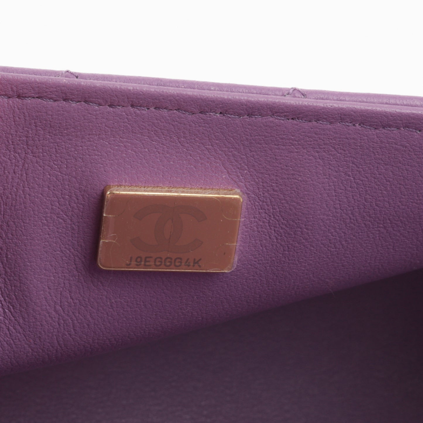 Chanel Mini Flap Rectangular - Purple Lambskin | Champagne Gold Hardware