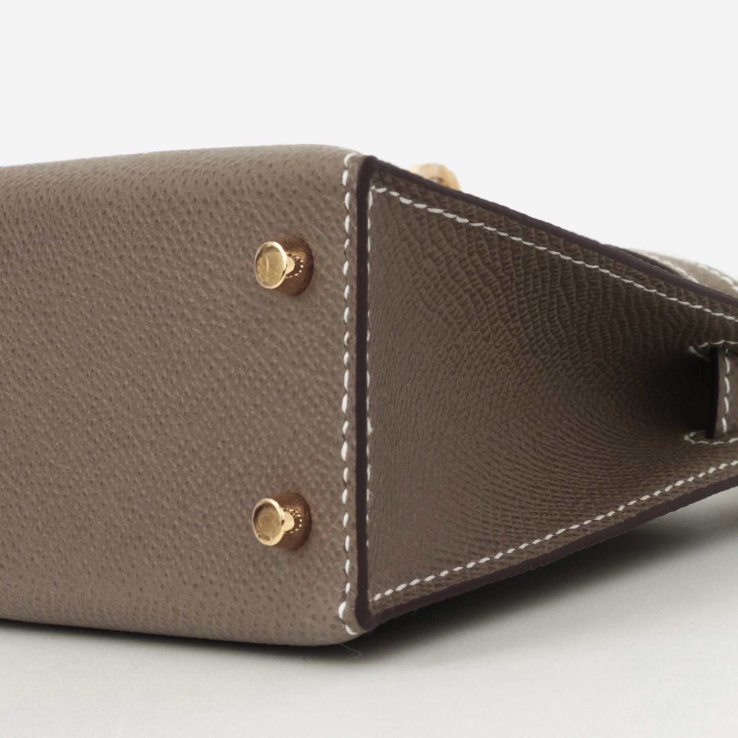 Hermès Mini Kelly - Etoupe Epsom | Gold Hardware