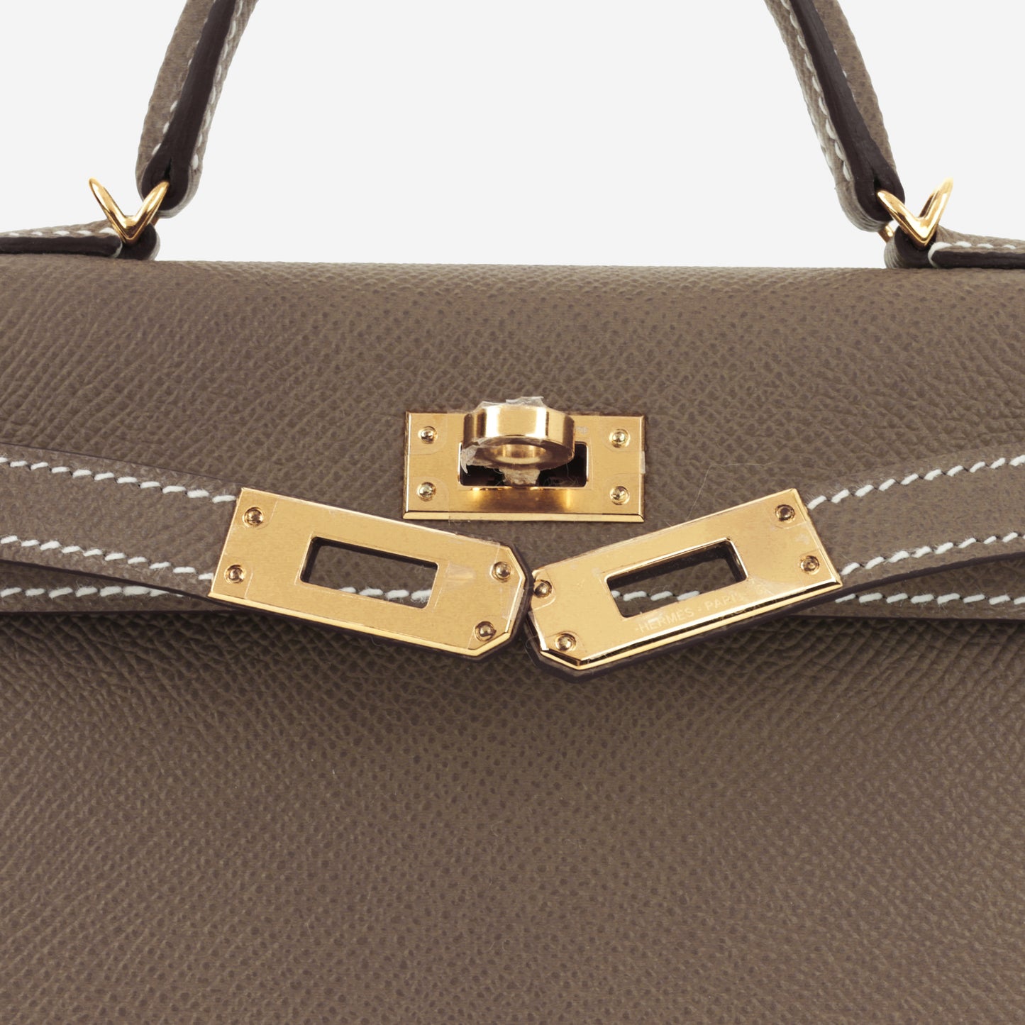Hermès Mini Kelly - Etoupe Epsom | Gold Hardware