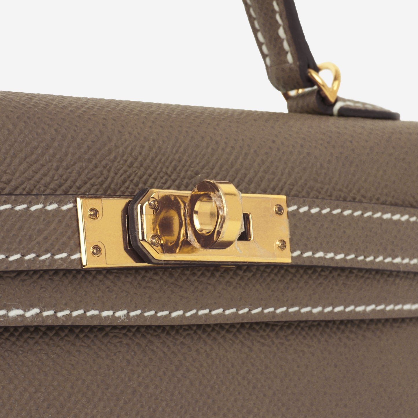 Hermès Mini Kelly - Etoupe Epsom | Gold Hardware