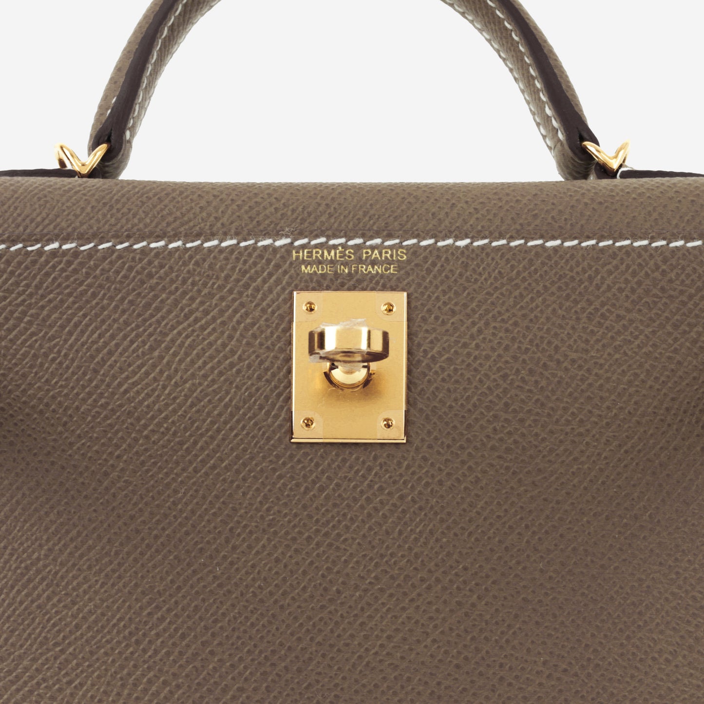 Hermès Mini Kelly - Etoupe Epsom | Gold Hardware