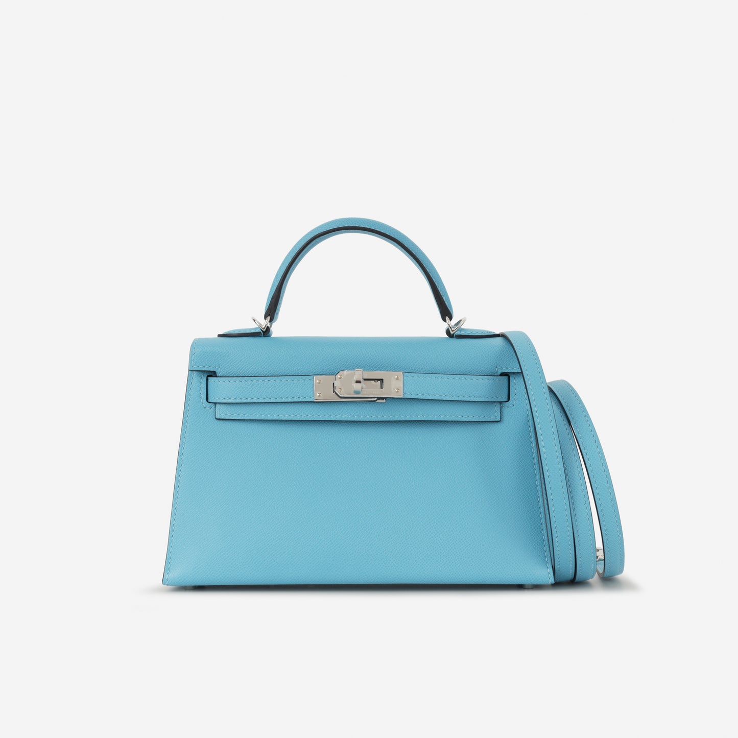 Hermès Mini Kelly - Bleu Du Nord Madame | Palladium Hardware