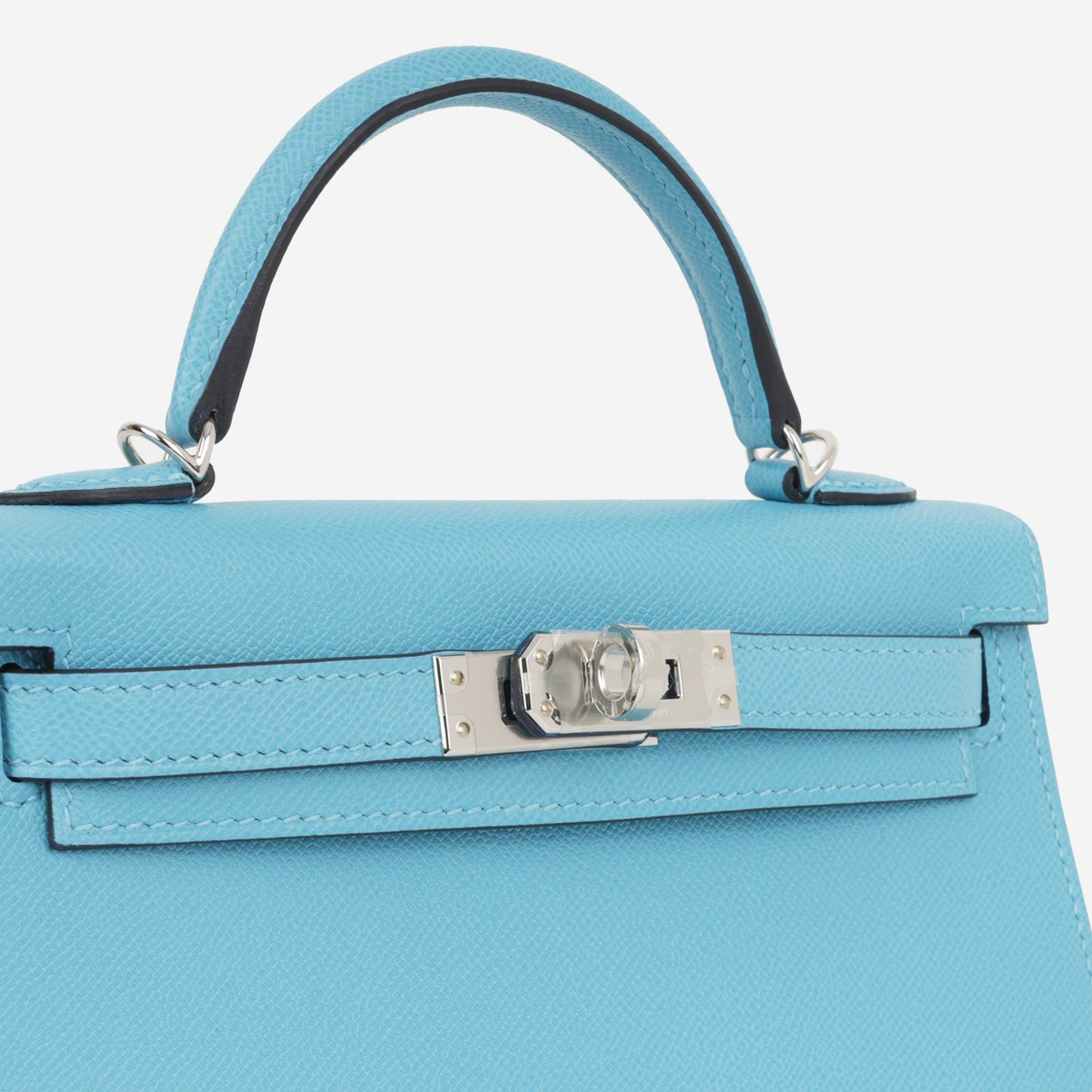 Hermès Mini Kelly - Bleu Du Nord Madame | Palladium Hardware