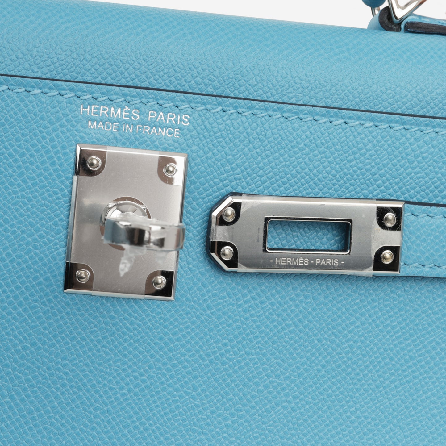 Hermès Mini Kelly - Bleu Du Nord Madame | Palladium Hardware