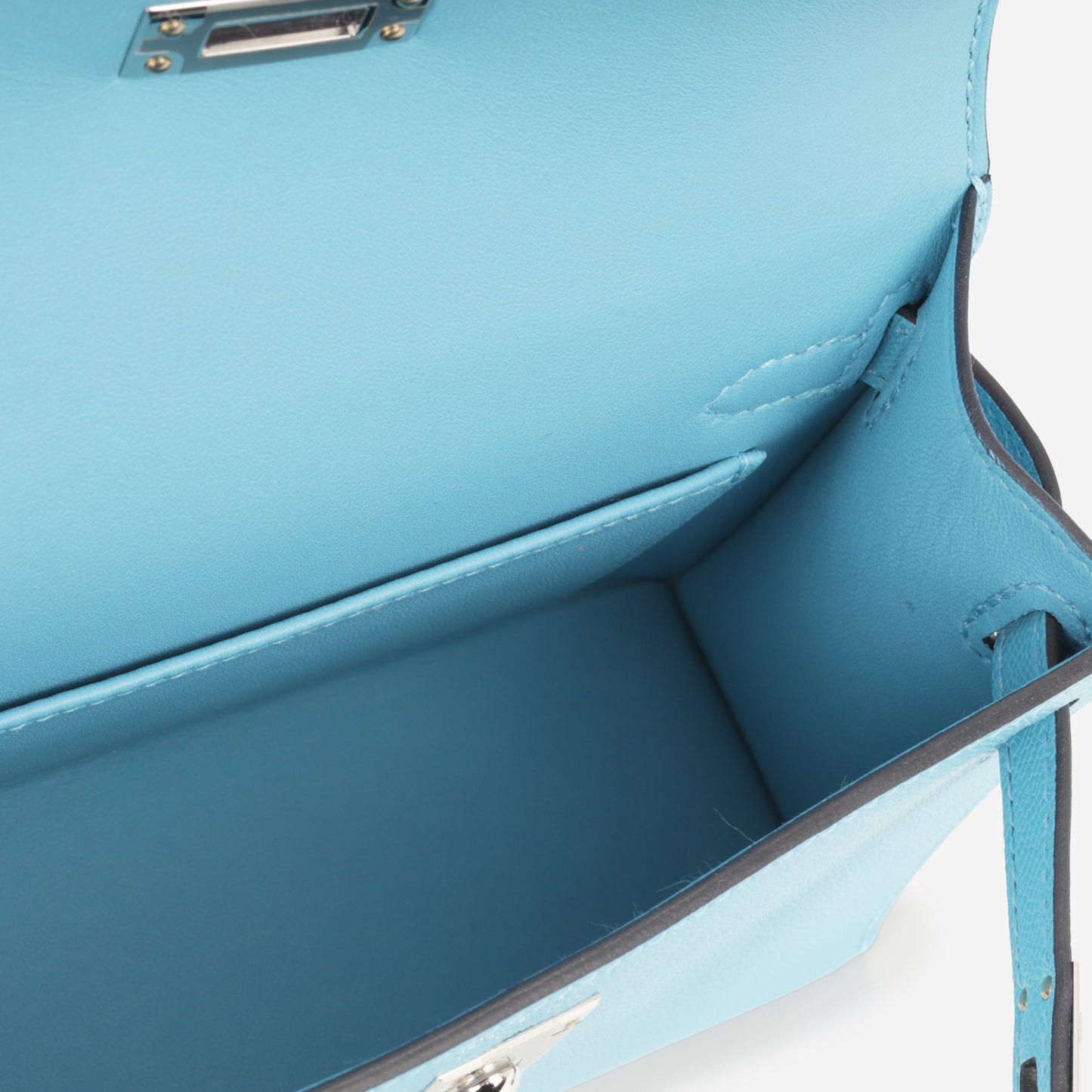 Hermès Mini Kelly - Bleu Du Nord Madame | Palladium Hardware