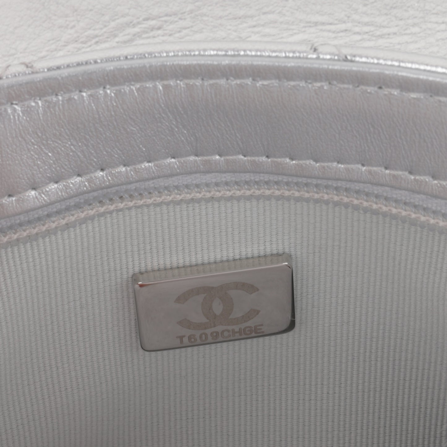 Chanel 25S Classic Flap Bag - Silver Lambskin | Silver Hardware