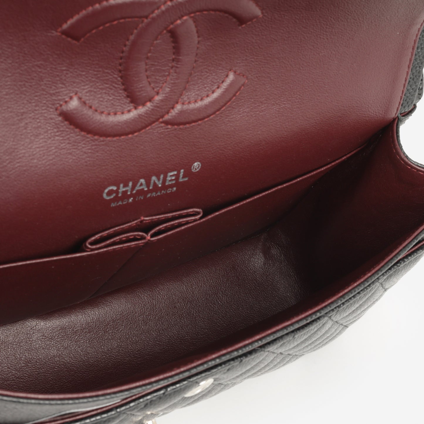 Chanel Medium Classic Flap Black Caviar | Silver Hardware