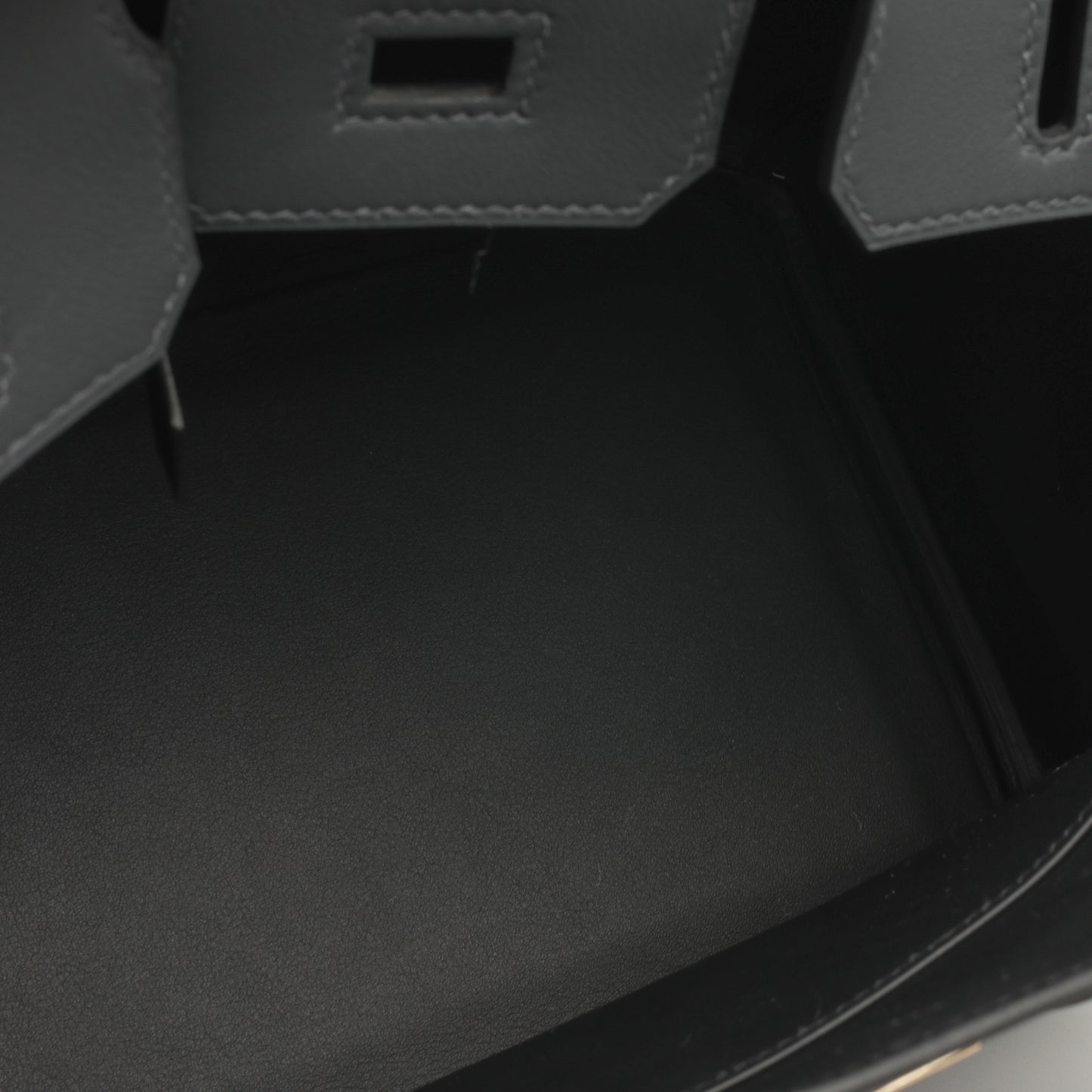 Hermès Birkin 25 Eclat - Gris Misty / Noir Swift | Pemabrass Hardware