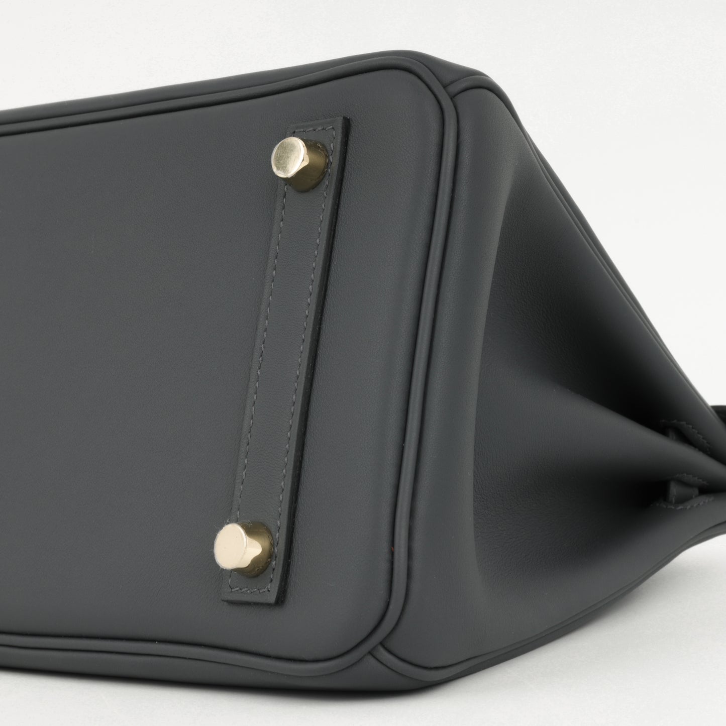 Hermès Birkin 25 Eclat - Gris Misty / Noir Swift | Pemabrass Hardware