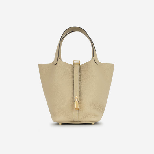Hermès Picotin 18 - Trench Clemence | Gold Hardware