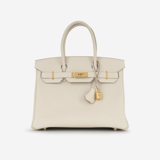 Hermès Birkin 30 - Craie Togo | Gold Hardware