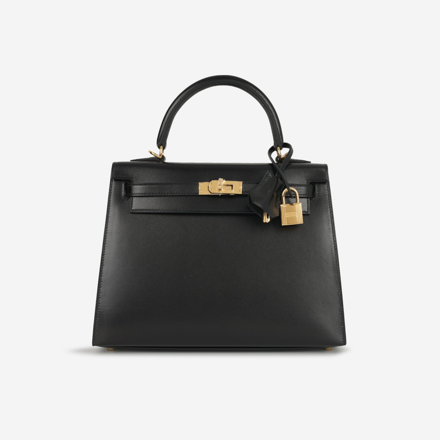 Hermès Kelly 25 - Black Box Calf | Gold Hardware