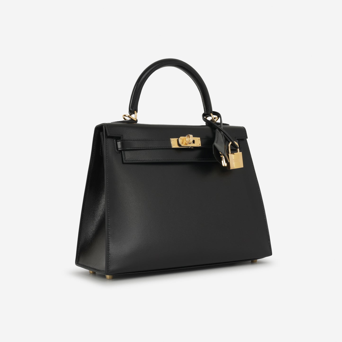 Hermès Kelly 25 - Black Box Calf | Gold Hardware