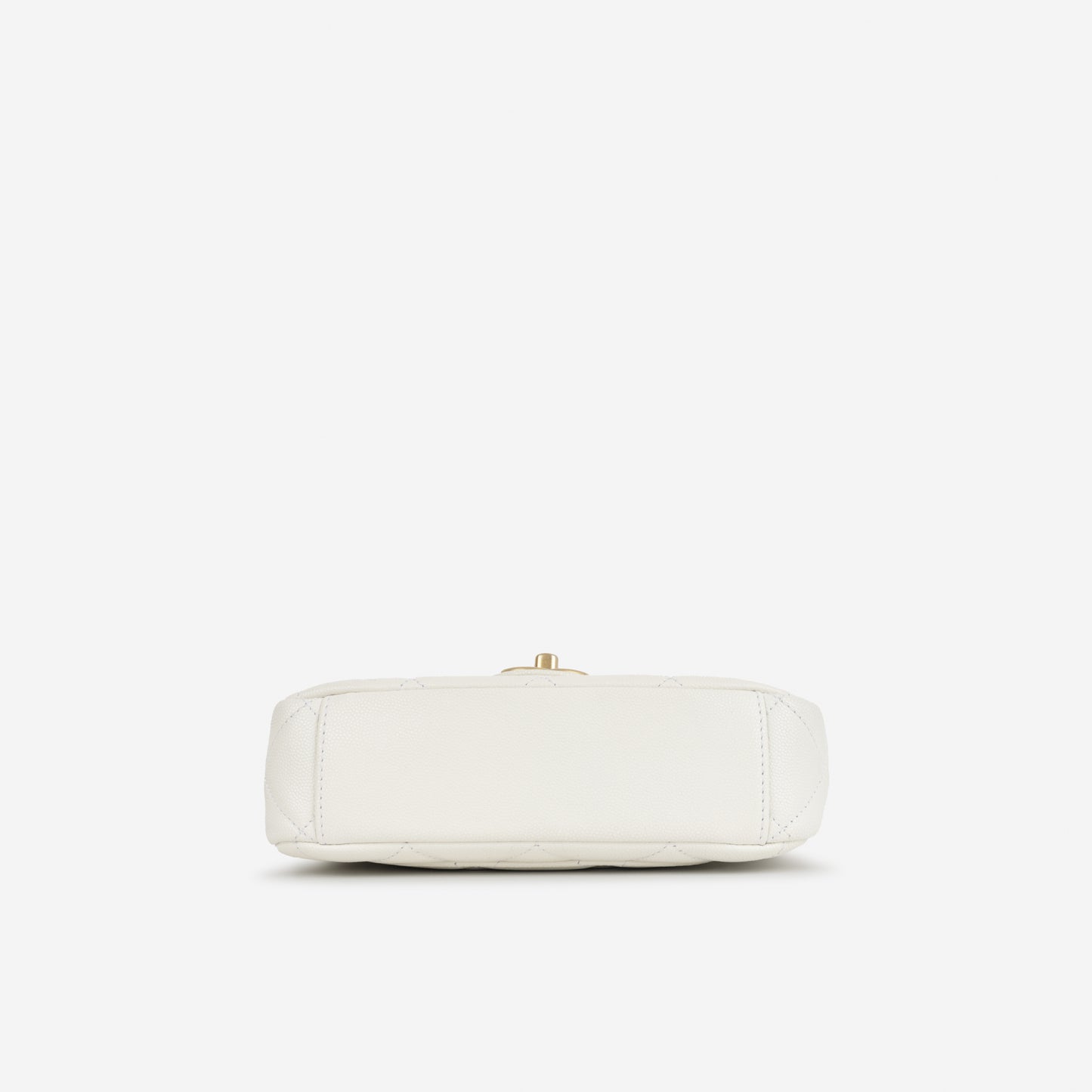 Chanel Coin Mini Flap - White Caviar | Gold Hardware