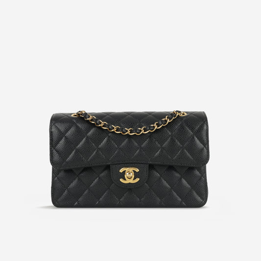 Chanel Small Classic Flap - Black Caviar | Gold Hardware