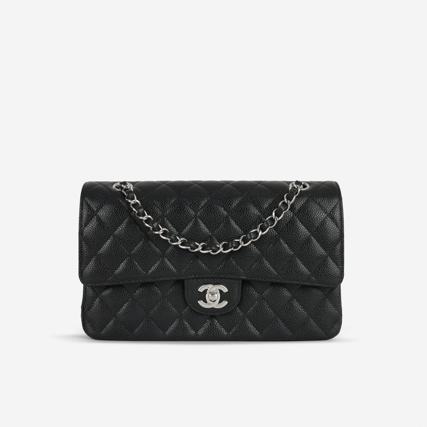 Chanel Medium Classic Flap - Black Caviar | Silver Hardware (2022)