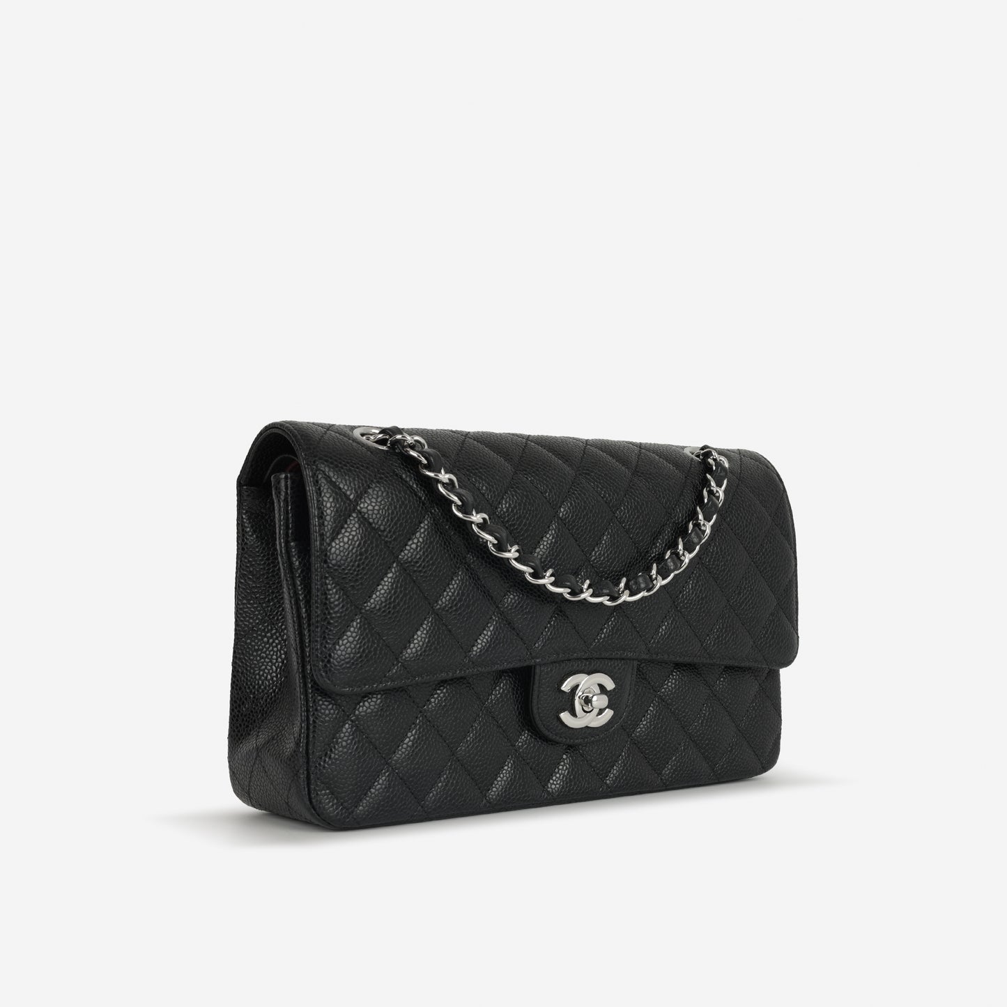 Chanel Medium Classic Flap - Black Caviar | Silver Hardware (2022)