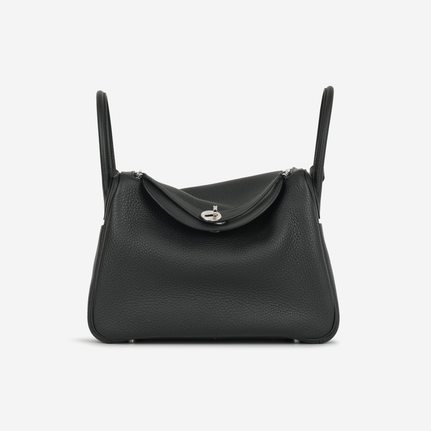 Hermès Lindy 30 - Noir Clemence - Palladium Hardware