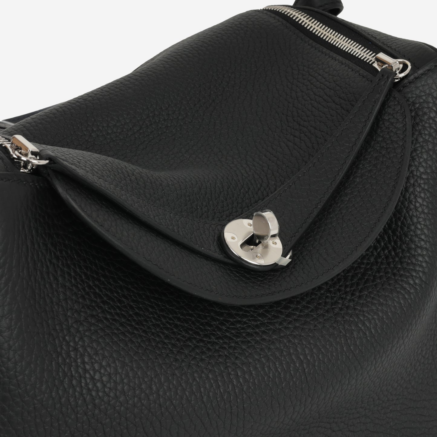 Hermès Lindy 30 - Noir Clemence - Palladium Hardware