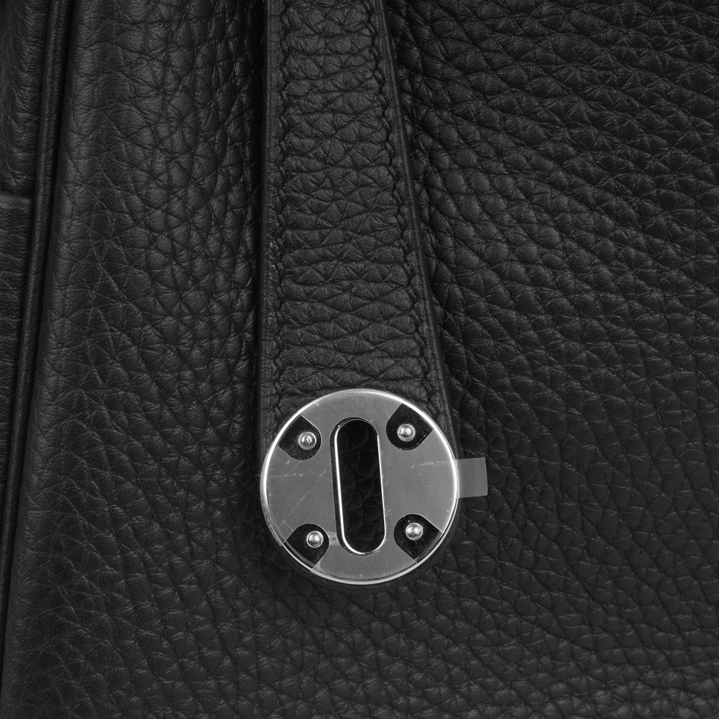 Hermès Lindy 30 - Noir Clemence - Palladium Hardware