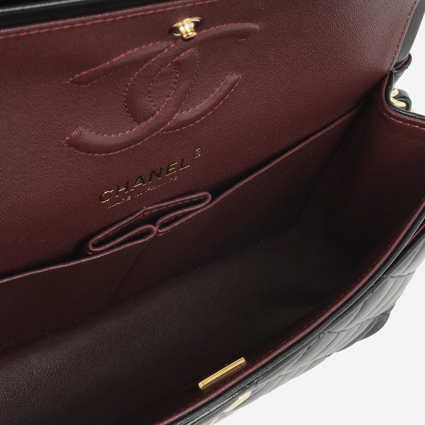 Chanel Small Classic Flap - Black Lambskin | Gold Hardware