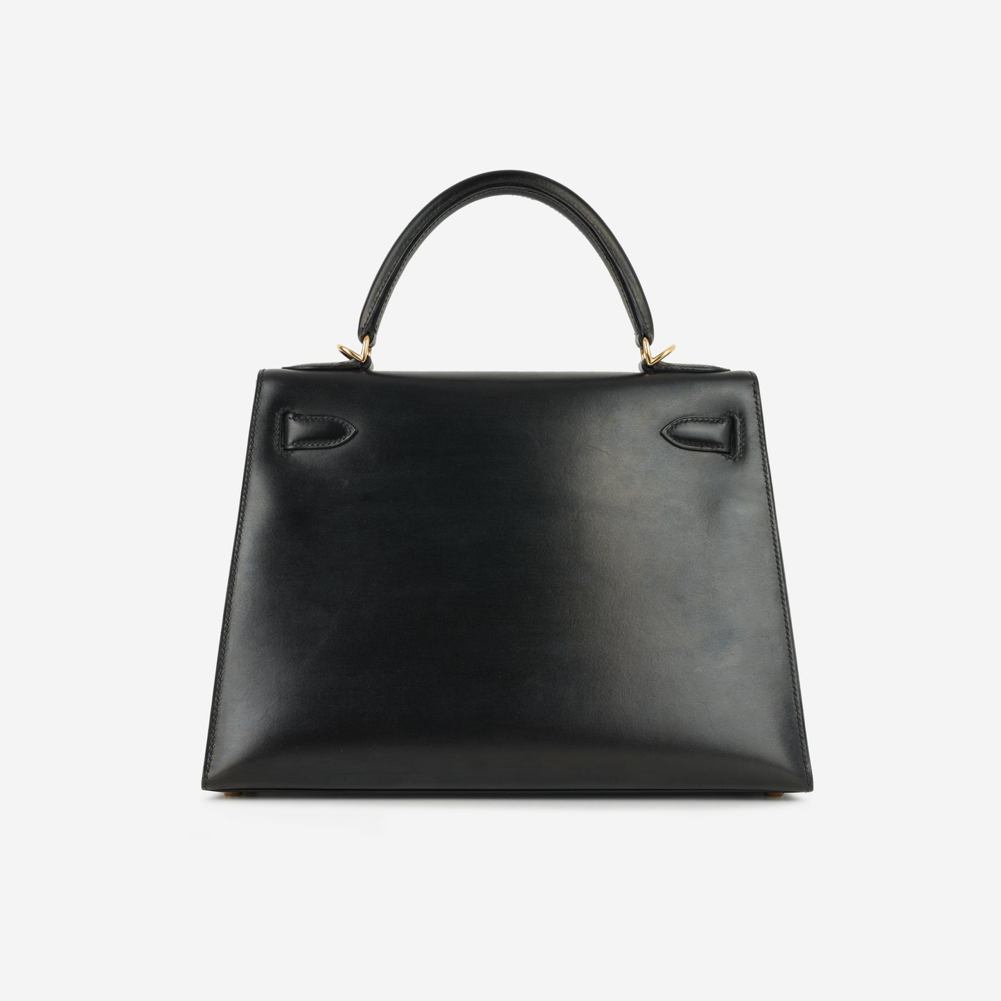 Hermès Vintage Kelly 28 - Black Box Calf | Gold Hardware
