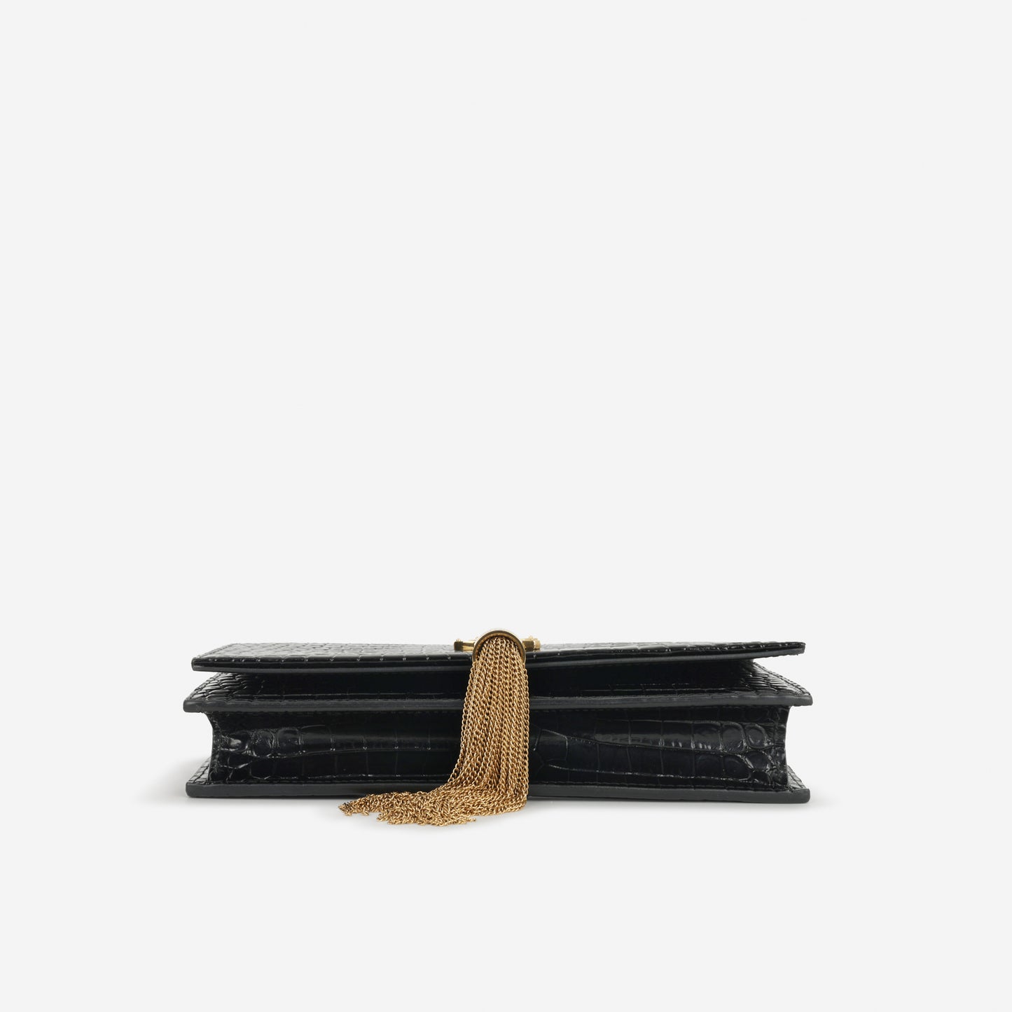 Saint Laurent Mini Kate Tassel - Black Patent Leather | Gold Hardware