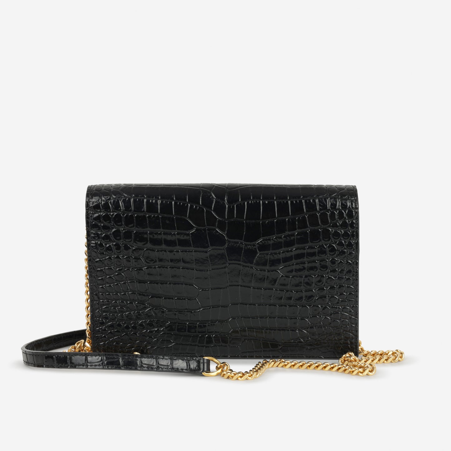 Saint Laurent Mini Kate Tassel - Black Patent Leather | Gold Hardware