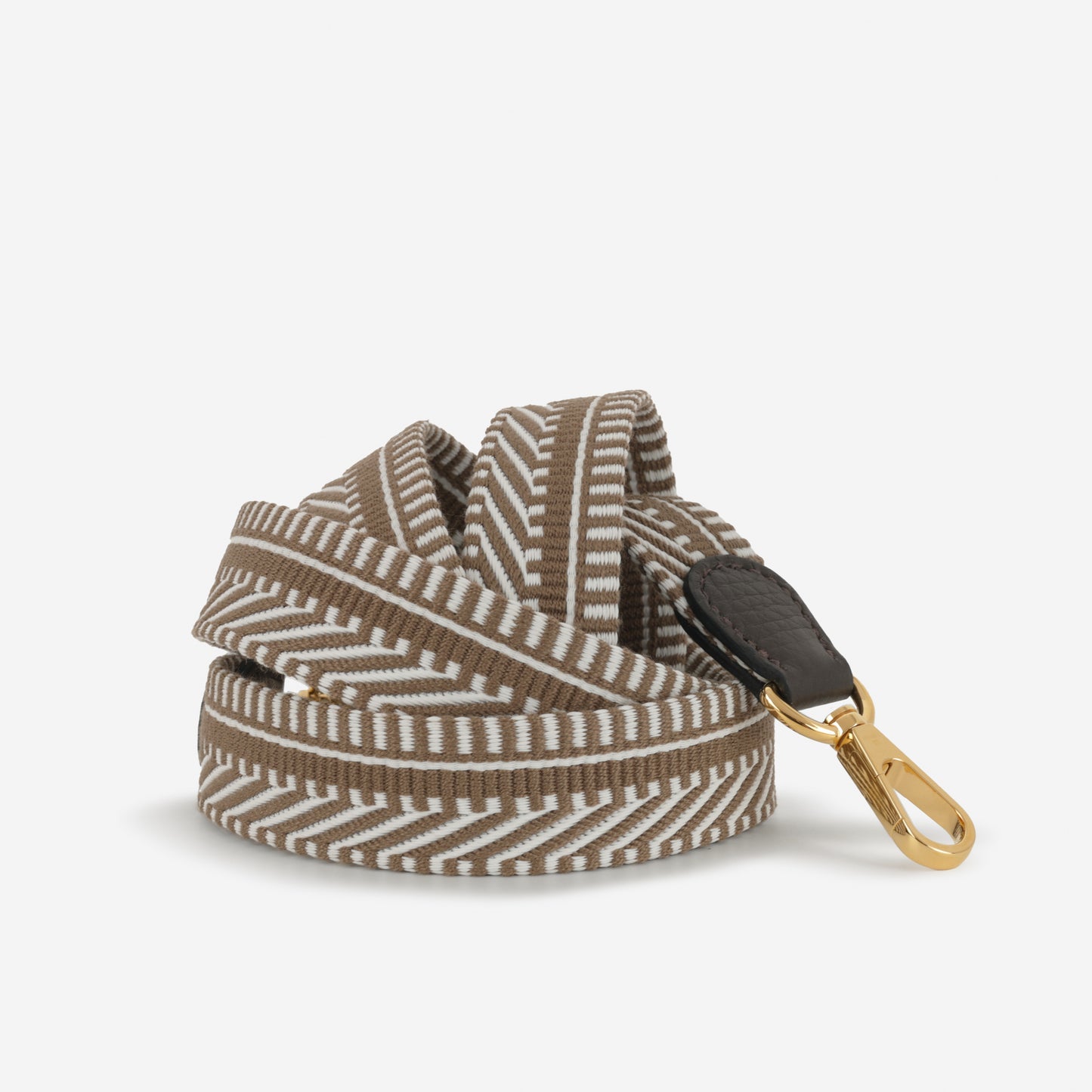 Hermès Evelyne TPM - Ebene Clemence / Gris Pale / Etoupe Strap | Gold Hardware