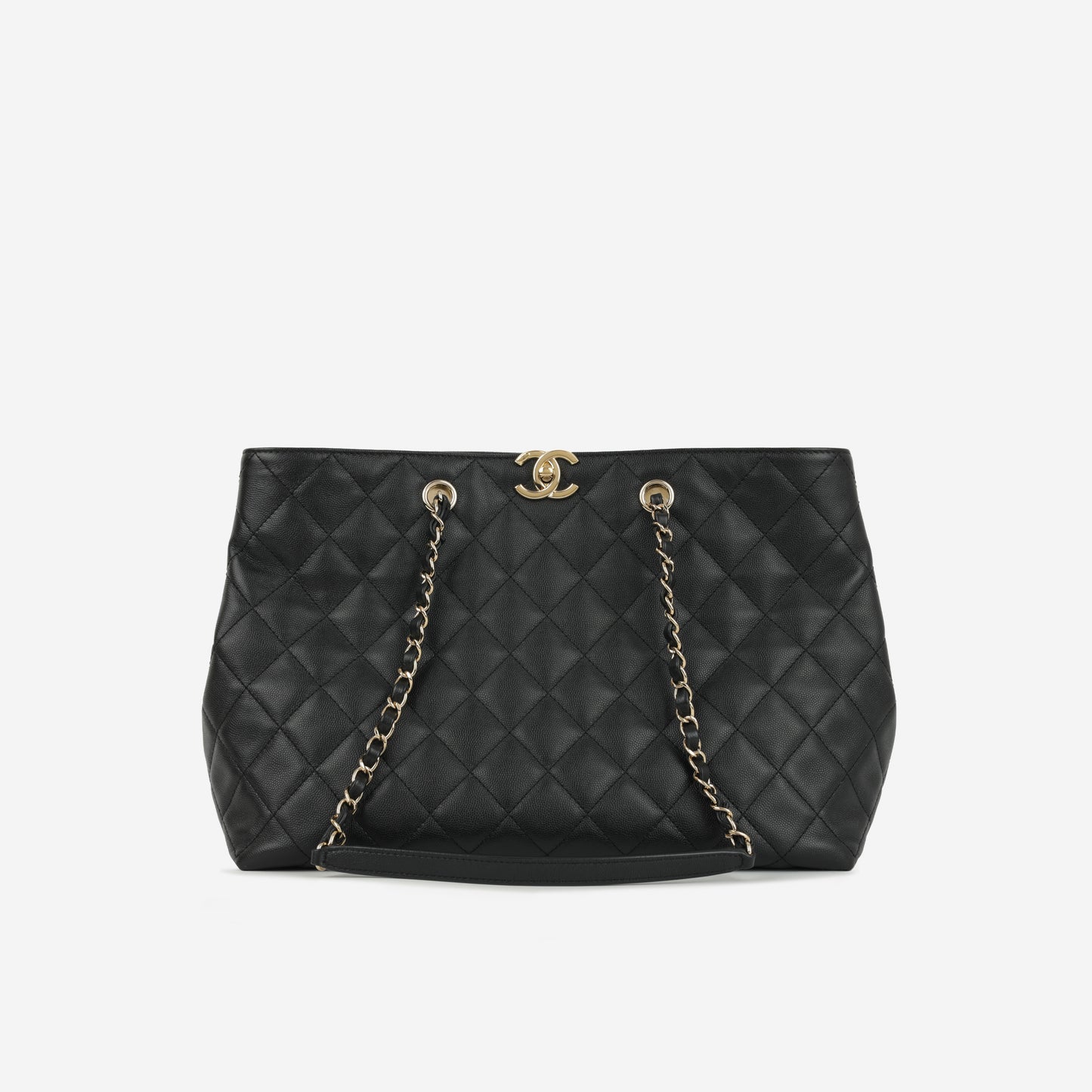 Timeless CC Shopping Tote | Champagne Hardware