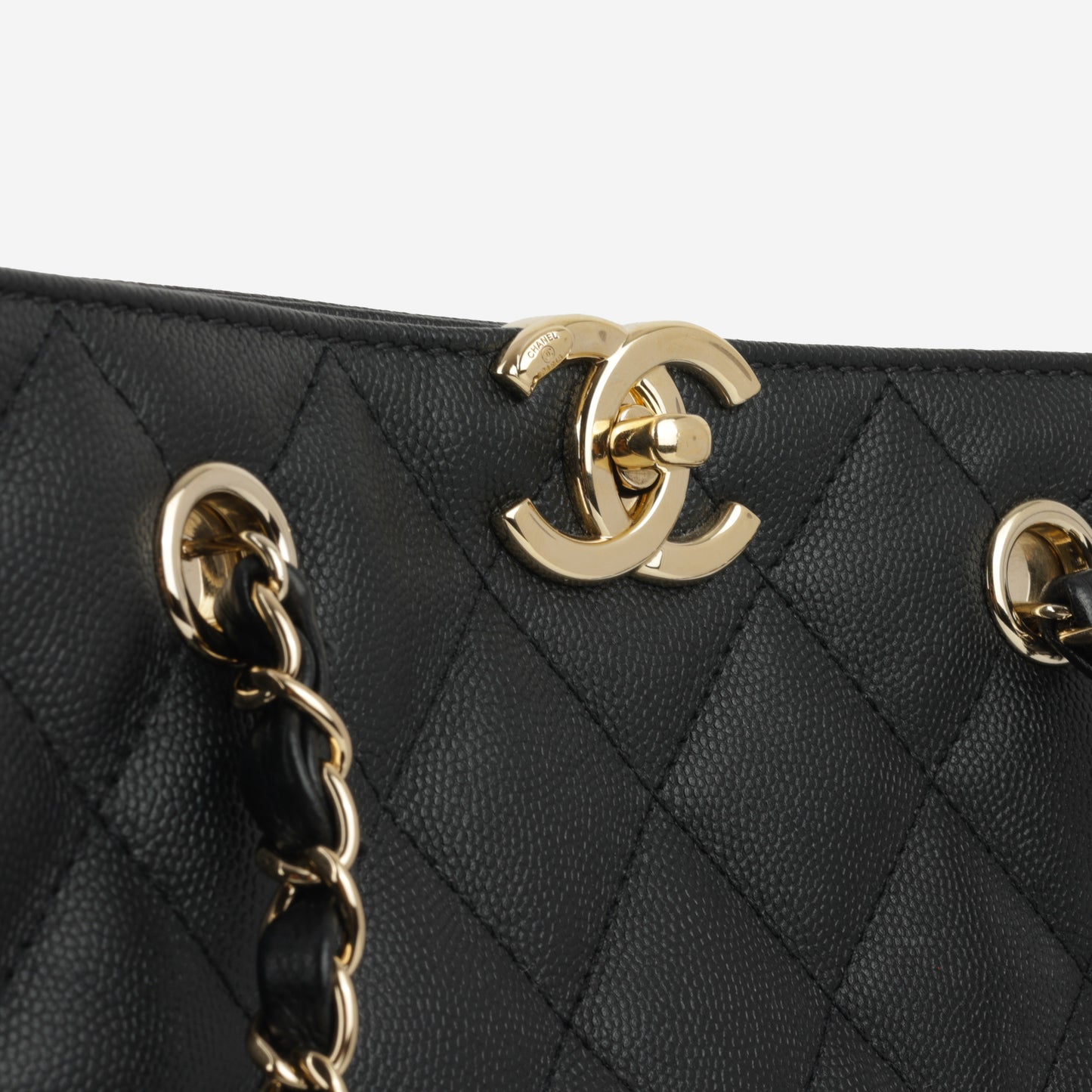 Timeless CC Shopping Tote | Champagne Hardware