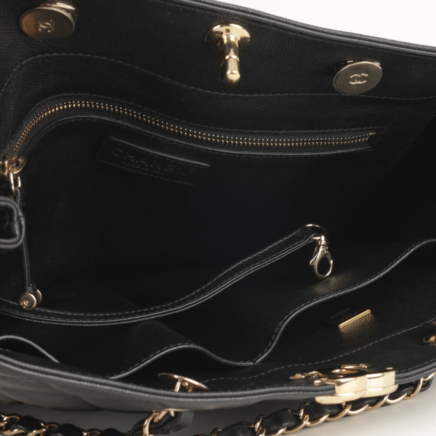 Timeless CC Shopping Tote | Champagne Hardware