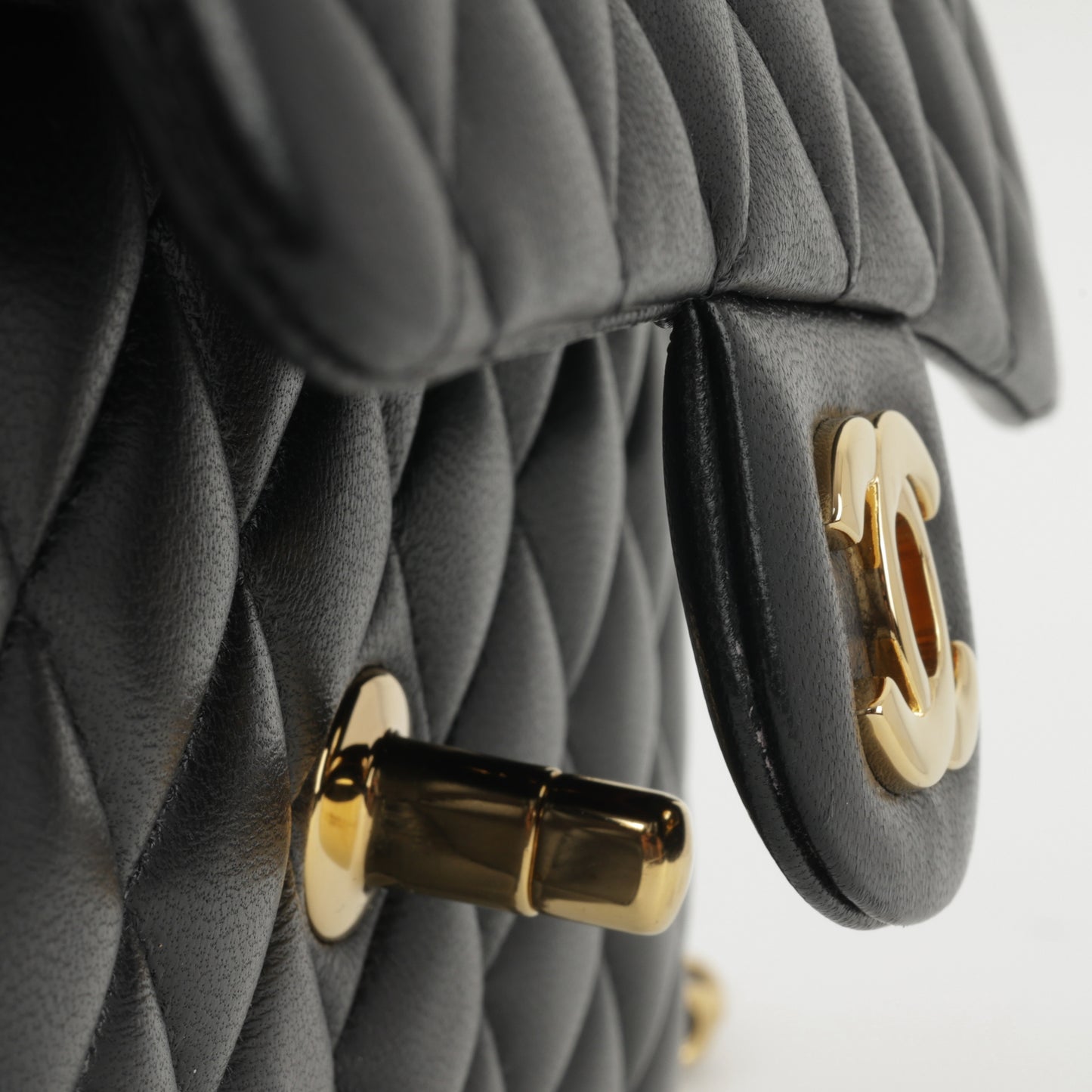 Chanel Small Classic Flap - Black Lambskin | Gold Hardware