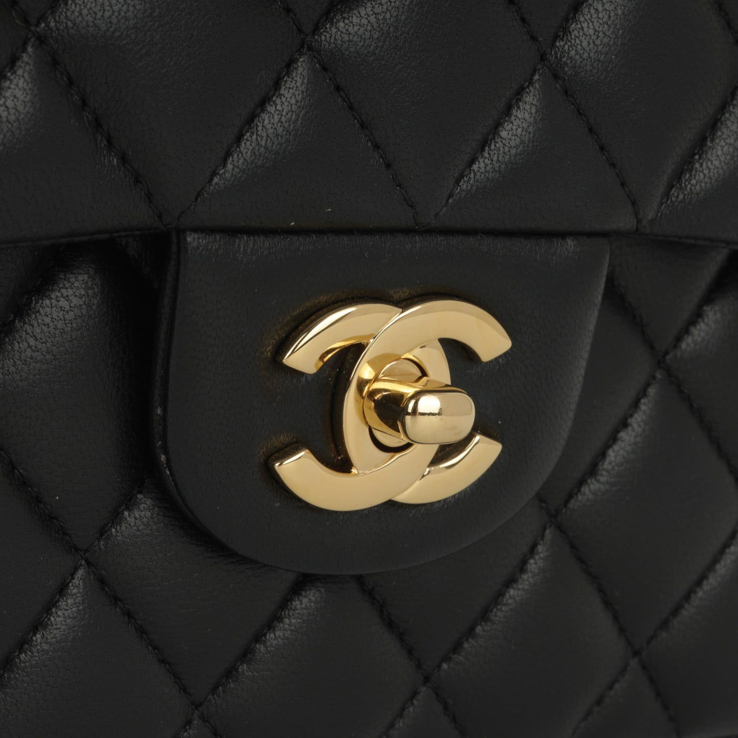 Chanel Small Classic Flap - Black Lambskin | Gold Hardware