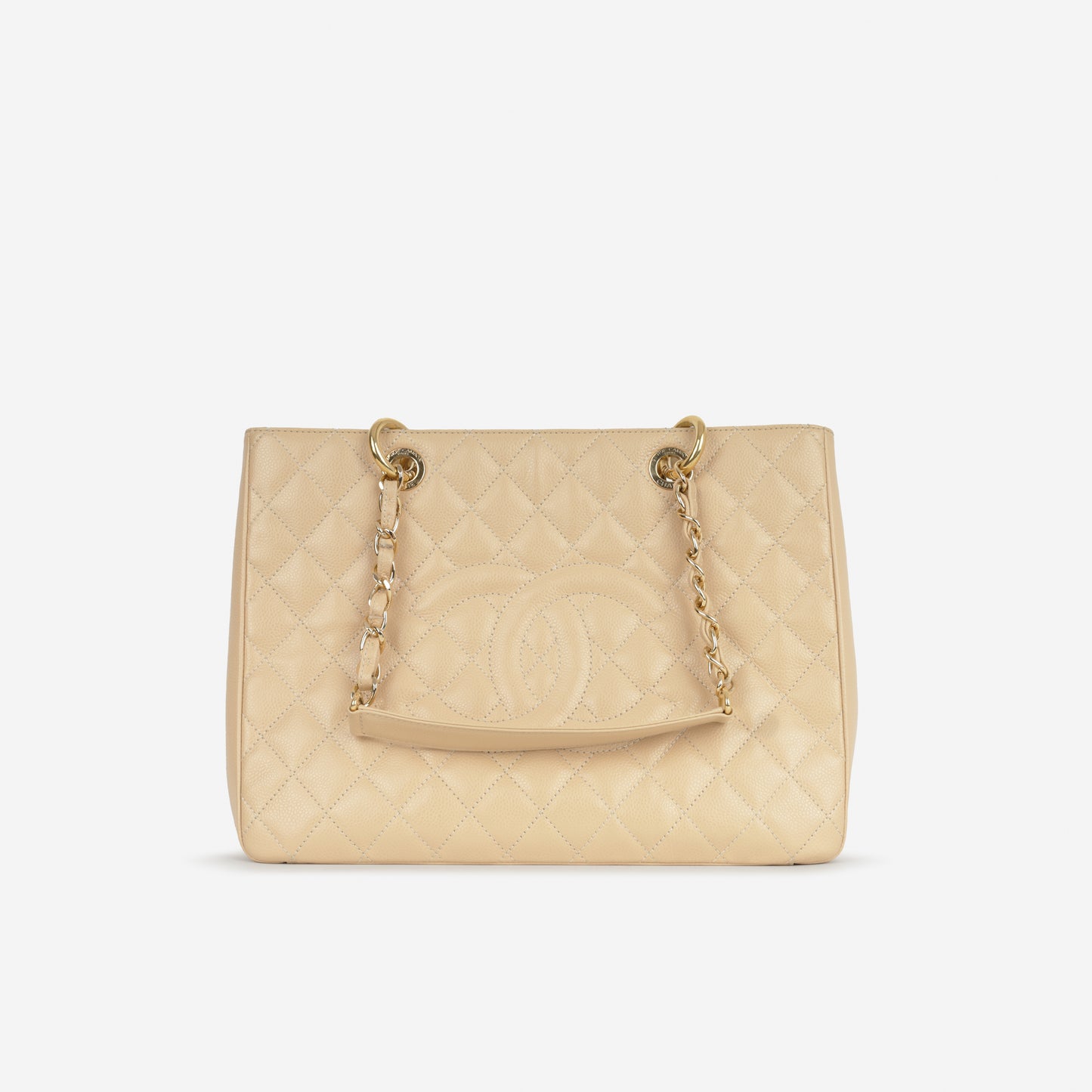 Chanel GST - Beige Caviar | Gold Hardware