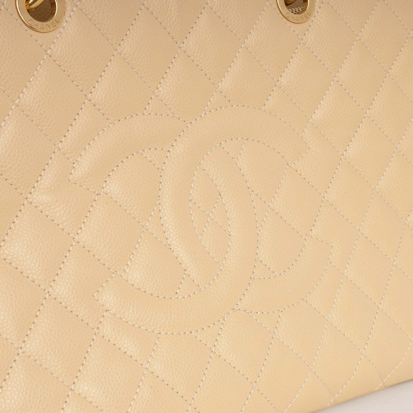 Chanel GST - Beige Caviar | Gold Hardware