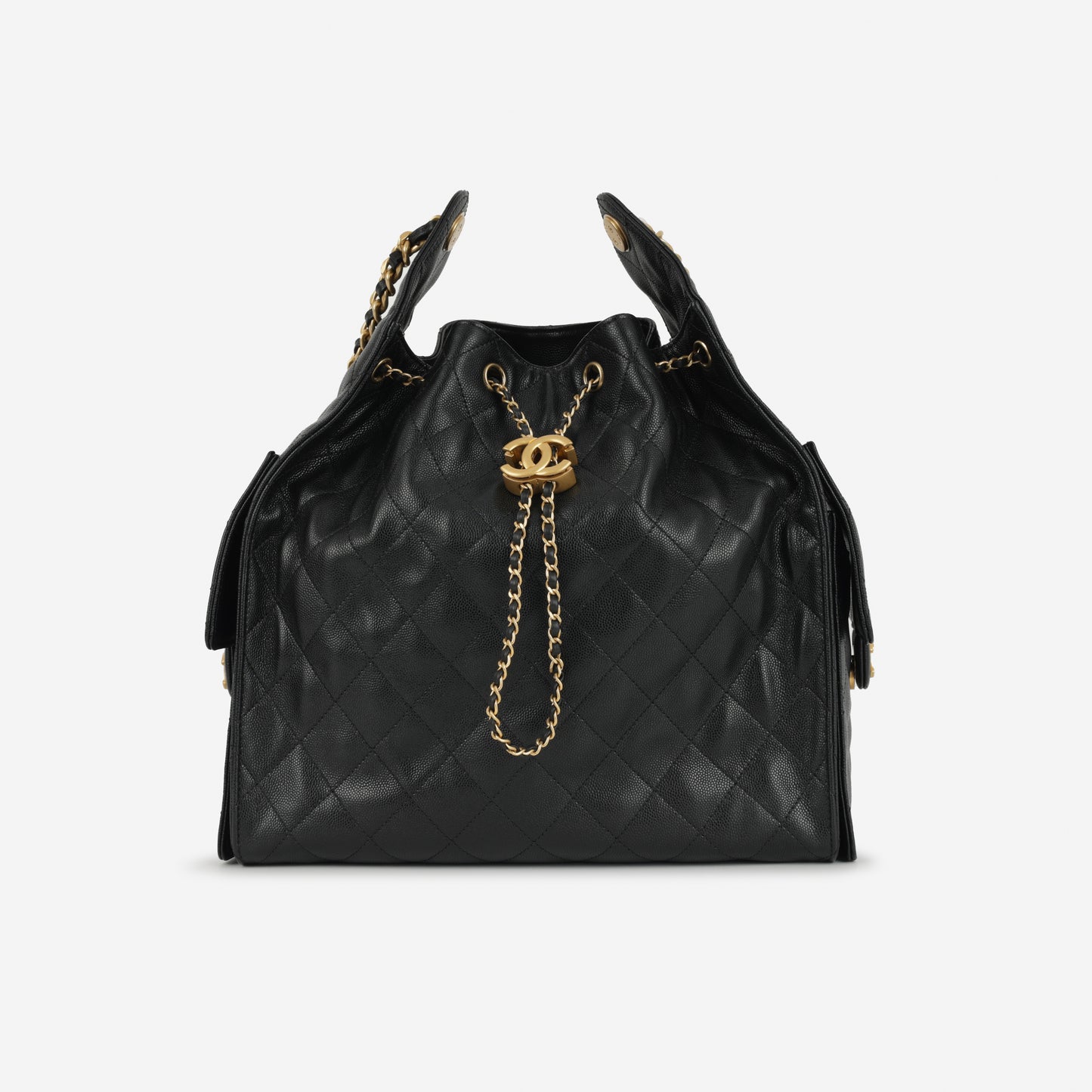 Chanel Medium 25 Hobo Bag - Black Caviar | Gold Hardware