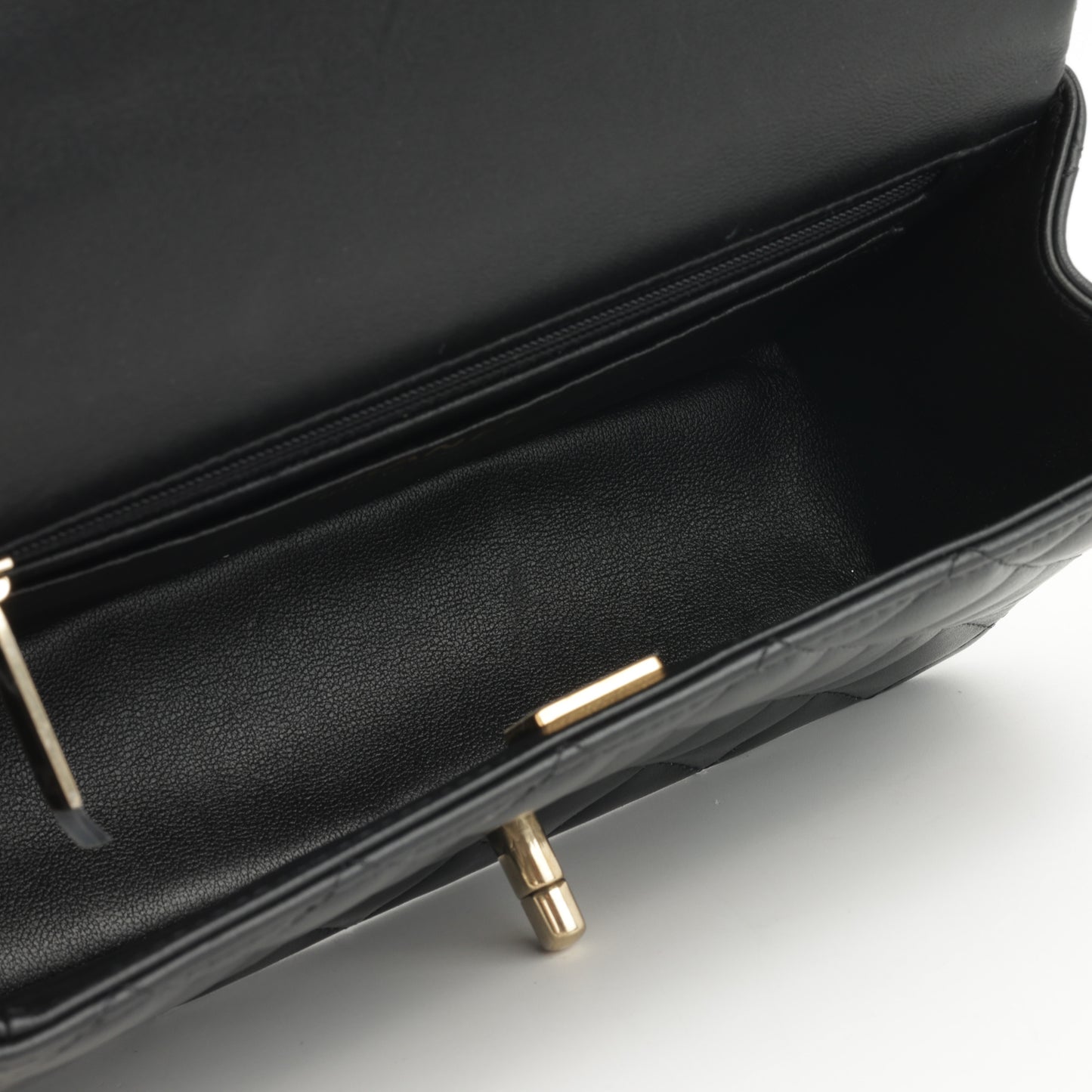 Mini Rectangular Top Handle | Gold Hardware