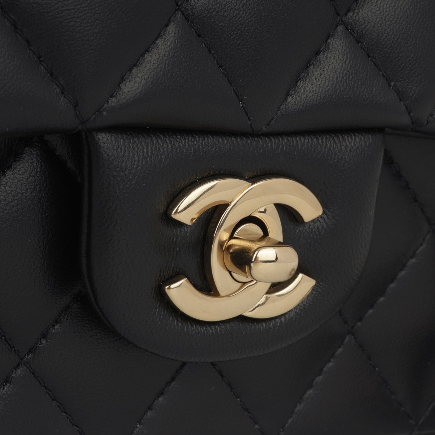 Mini Rectangular Top Handle | Gold Hardware